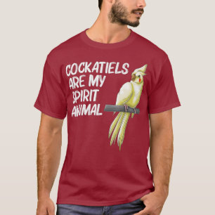 Camiseta Bonito Presente De Cockatiel Para Homens Mulheres 