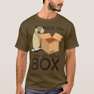 Camiseta Bonito presente de Física Quântica do Gato Schro