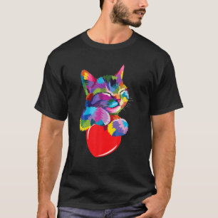 Camiseta Bonito Presente De Gato Para Gatinhos Amantes Colo