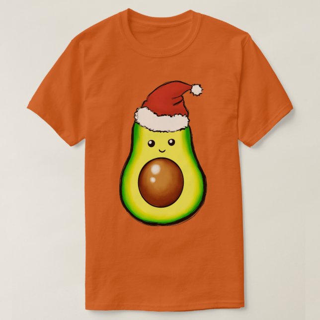 Camiseta Bonito presente de Natal Avocado (Frente do Design)