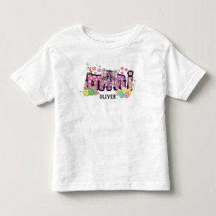 Camiseta Bonito presente mini Toddler de coelho felz pascoa