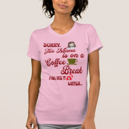 Camiseta Bonito presente para a mãe que ama relaxar com caf
