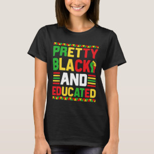 Camiseta Bonito Preto E Educado Mês da História Negra Engra
