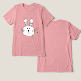 Camiseta Bonito Rosto de Coelhinho