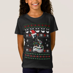 Camiseta Bonito Skunk Feio Doce Natal Luz Pajama Gif