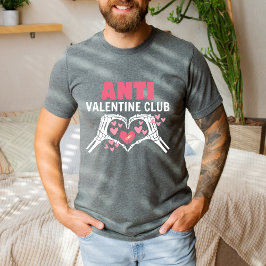 Camiseta Bonito Solitário Bonito Presente Anti-Valentim