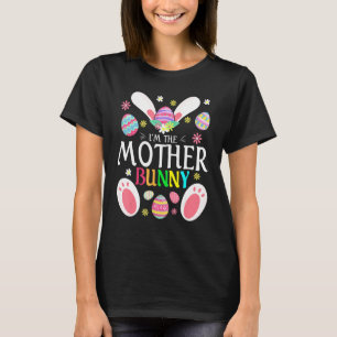 Camiseta Bonito sou a Páscoa da família Coelhinha Matando P