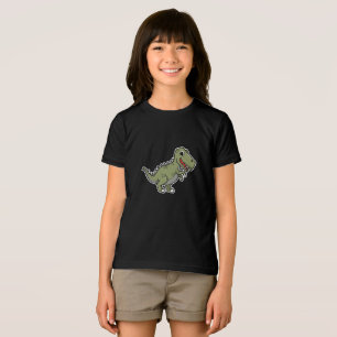 Camiseta Bonito T-Rex Dinossaur Sticker - Engraçado Cartoon