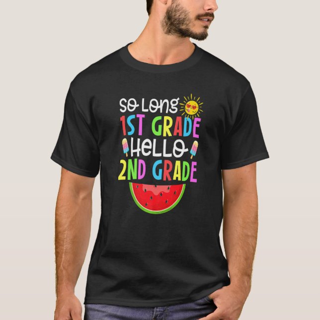 Camiseta Bonito Tão Longo Primeiro Grau É Divertido, Grau d (Frente)