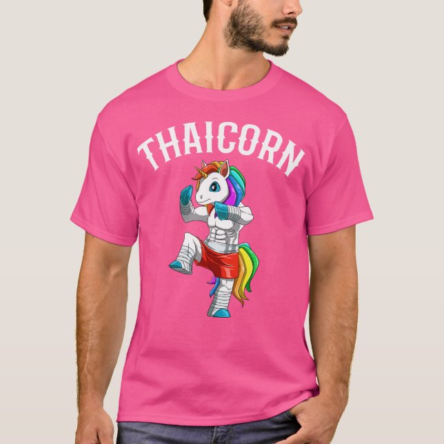 Camiseta Bonito Thaicorn Tailandês Boxing E Kickboxing Unic (Frente)