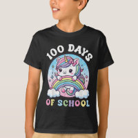 Bonitos 100 Dias De Meninas Escolares Unicórnio 10
