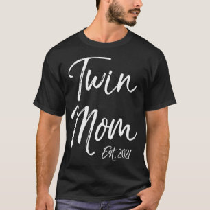 Camiseta Bonitos gêmeos Dias de as mães presentes para mães