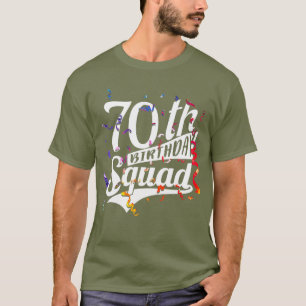 Camiseta Bonitos Presentes De Aniversário De 70 Para Homen