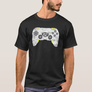 Camiseta Bonitos Videos games Controlador Gamer Vintage Gif