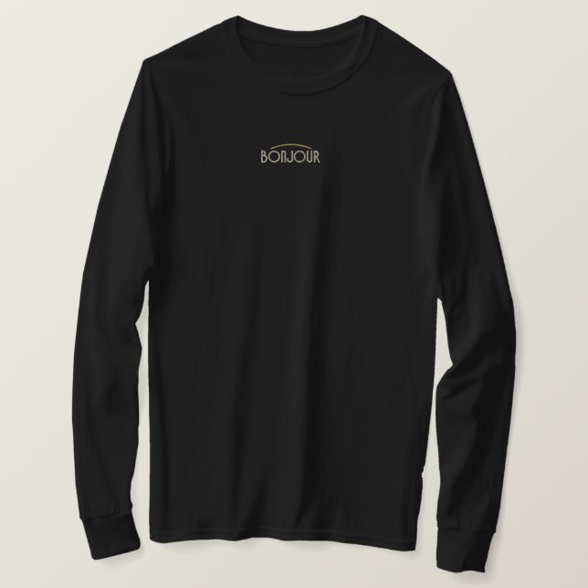Camiseta Bonjour (Frente do Design)