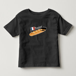 Camiseta Bonjour Baguette - Comida francesa engraçada