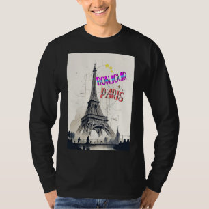 Camiseta Bonjour Colorful Paris