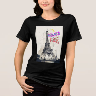 Camiseta Bonjour Colorful Paris