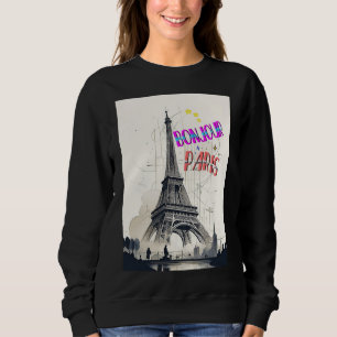 Camiseta Bonjour Colorful Paris