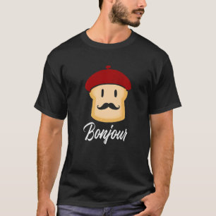 Camiseta Bonjour Toast French Comida