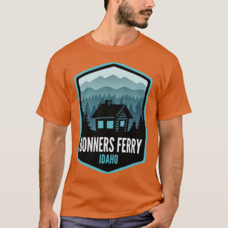 Camiseta Bonners Ferry Idaho Mountain Town Cabine