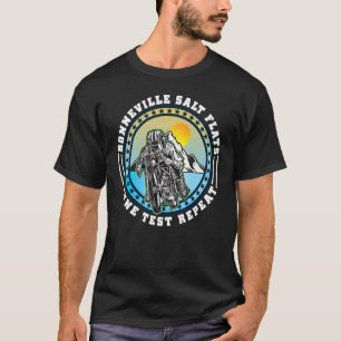 Camiseta Bonneville Salt Apartamentos Vintage Retro Motorcy