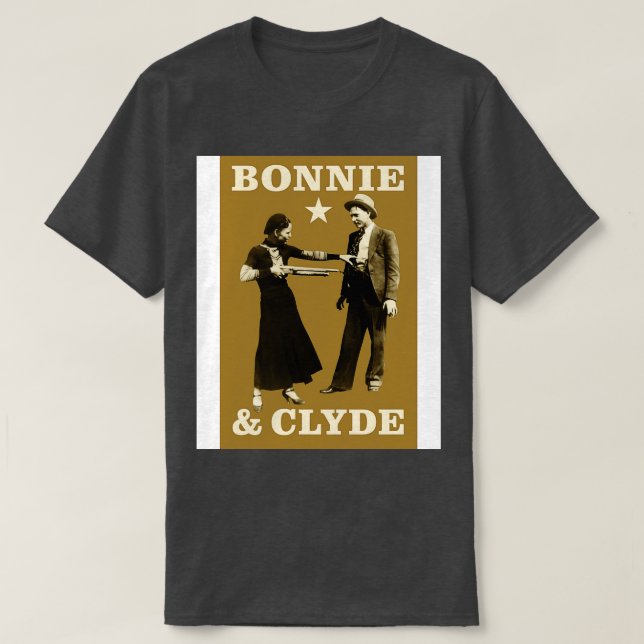 Camiseta Bonnie Clyde (Frente do Design)