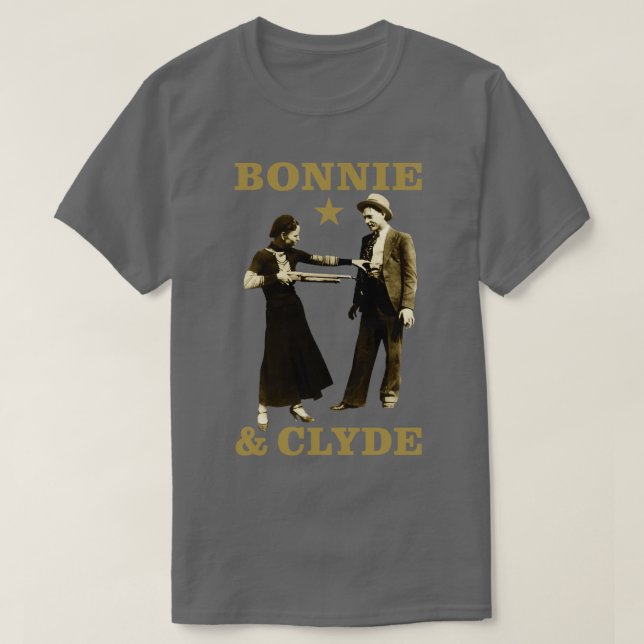 Camiseta Bonnie Clyde 3 (Frente do Design)