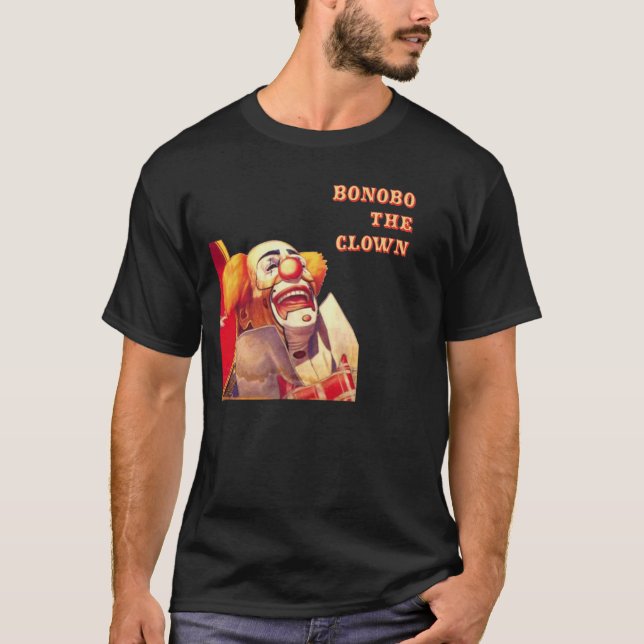 Camiseta Bonobo de riso o palhaço (Frente)