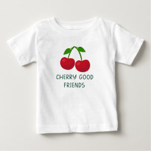 Camiseta Bons Amigos Cereja