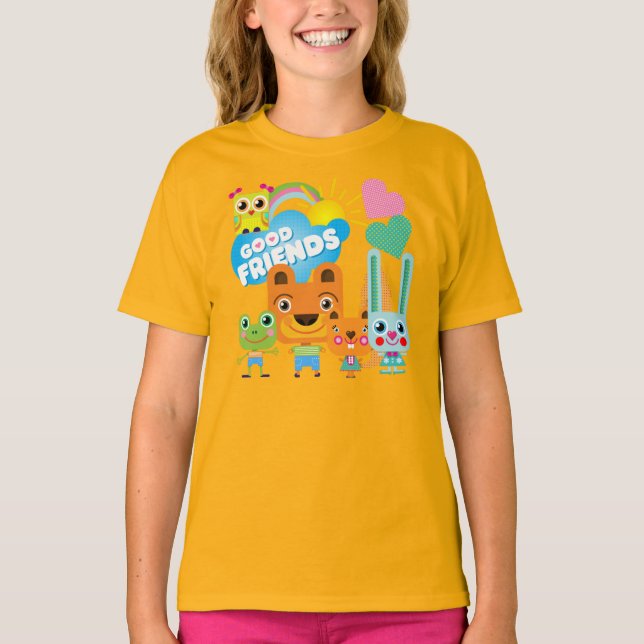 Camiseta Bons amigos dos animais (Frente)