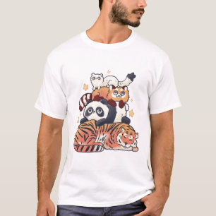 Camiseta Bons animais Delight � Arte Animal