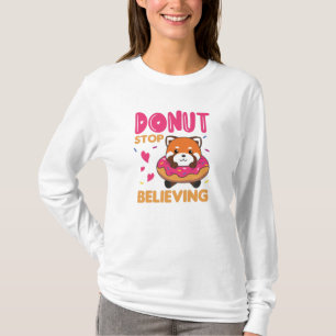 Camiseta Bons Animais Vermelhos E Engraçados De Panda, De C