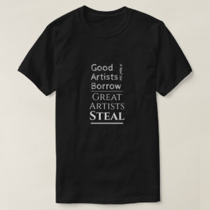Camiseta Bons Artistas Emprestam - Um MisterP Shirt