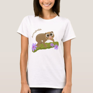 Camiseta Bons e felizes loris em desenhos animados