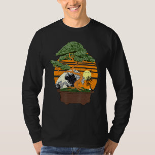 Camiseta Bons Japoneses de Cultura Estética de Arte Retro
