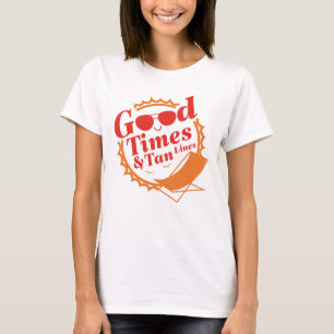 Camiseta Bons Momentos E Marcas De Bronzeado