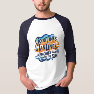 Camiseta Bons Momentos & Linhas de Bronze – Verão de Fogo &