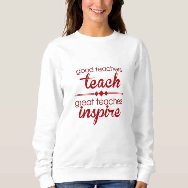 Camiseta Bons Professores, Sweatshirt (Frente)