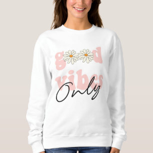 Camiseta Bons Vibes Apenas Slogan Hippie dos anos 70