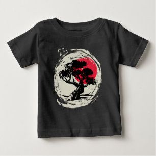 Camiseta Bonsai Art Japonês Sunset