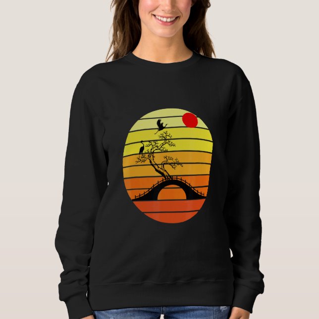 Camiseta Bonsai e pôr do sol (Frente)
