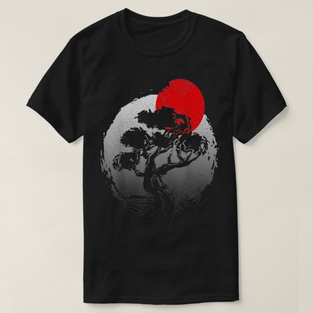 Camiseta Bonsai Japonês Art Bonzai (Frente do Design)