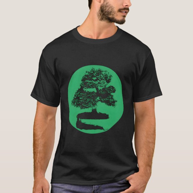 Camiseta Bonsai Japonês Árvores Zen Budista (Frente)