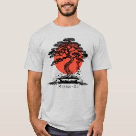 Camiseta Bonsai Japonês Kanji Miyagi Personalizado