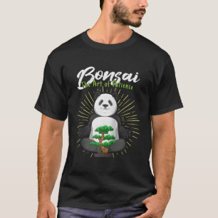 Camiseta Bonsai O Da Paciência Japão Zen Panda Baseball