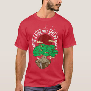Camiseta Bonsai Tree Dizendo Arte Budista Japonesa