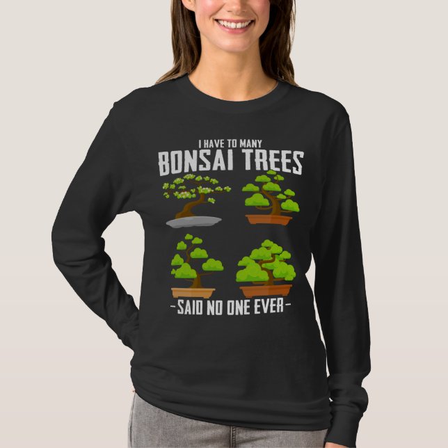 Camiseta Bonsai Tree Gardener Japonês Planta Bonsai Fan (Frente)