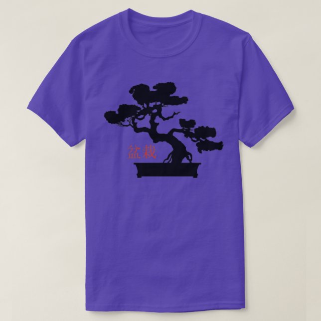 Camiseta Bonsai Tree Japonês Minimalista Design Pocket Bons (Frente do Design)