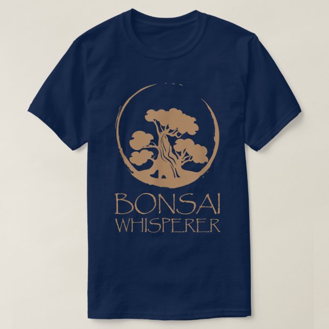 Camiseta Bonsai Whisperer Meditation Yoga Japan Tree Garden (Frente do Design)